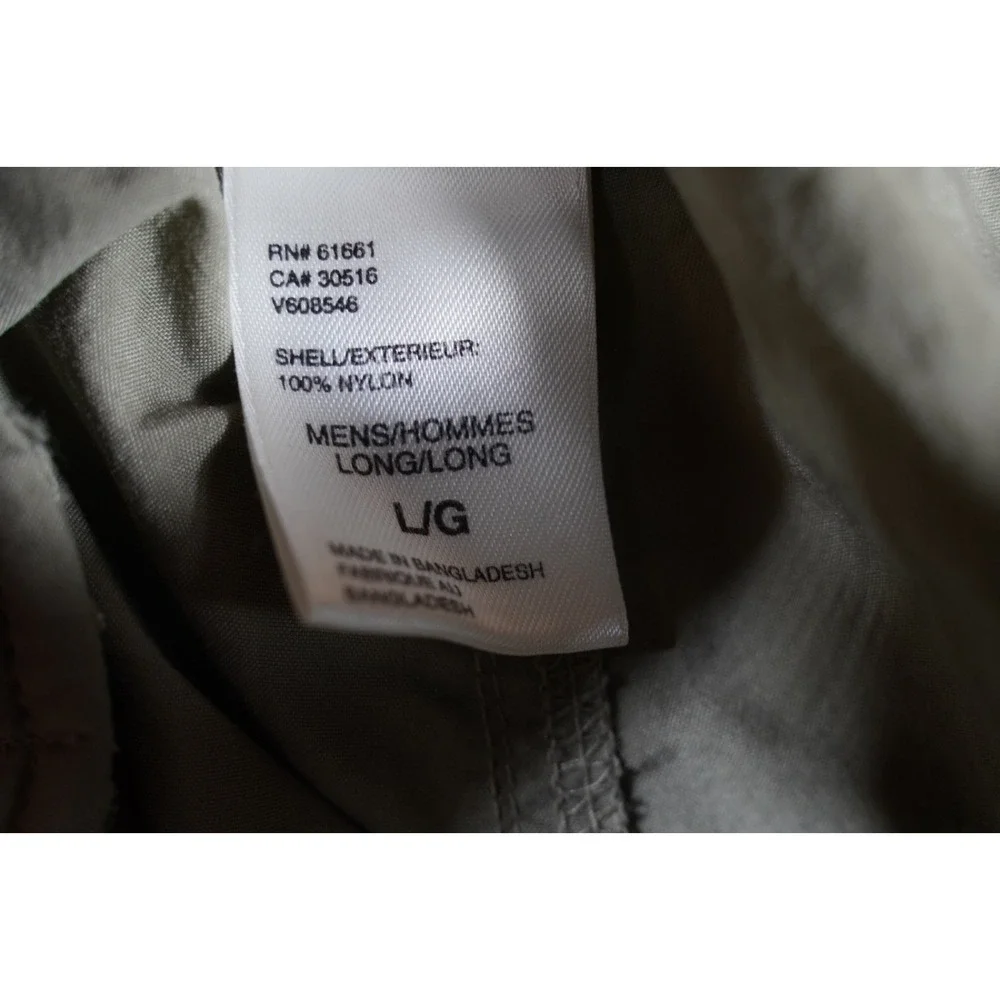 The North Face Men's Large Convertible Hiking Cargo Pants Beige Zip Off Leg